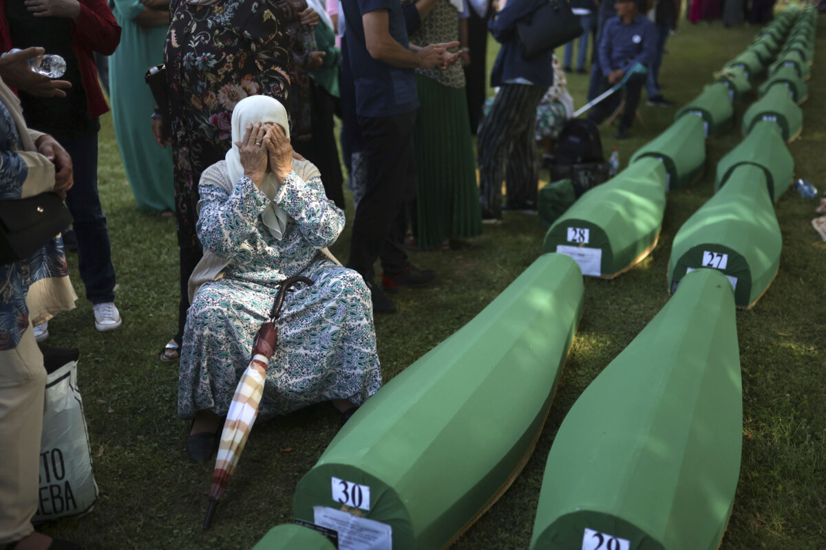 APTOPIX Bosnia Srebrenica Anniversary