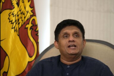 AP Interview Sri Lanka Opposition Leader