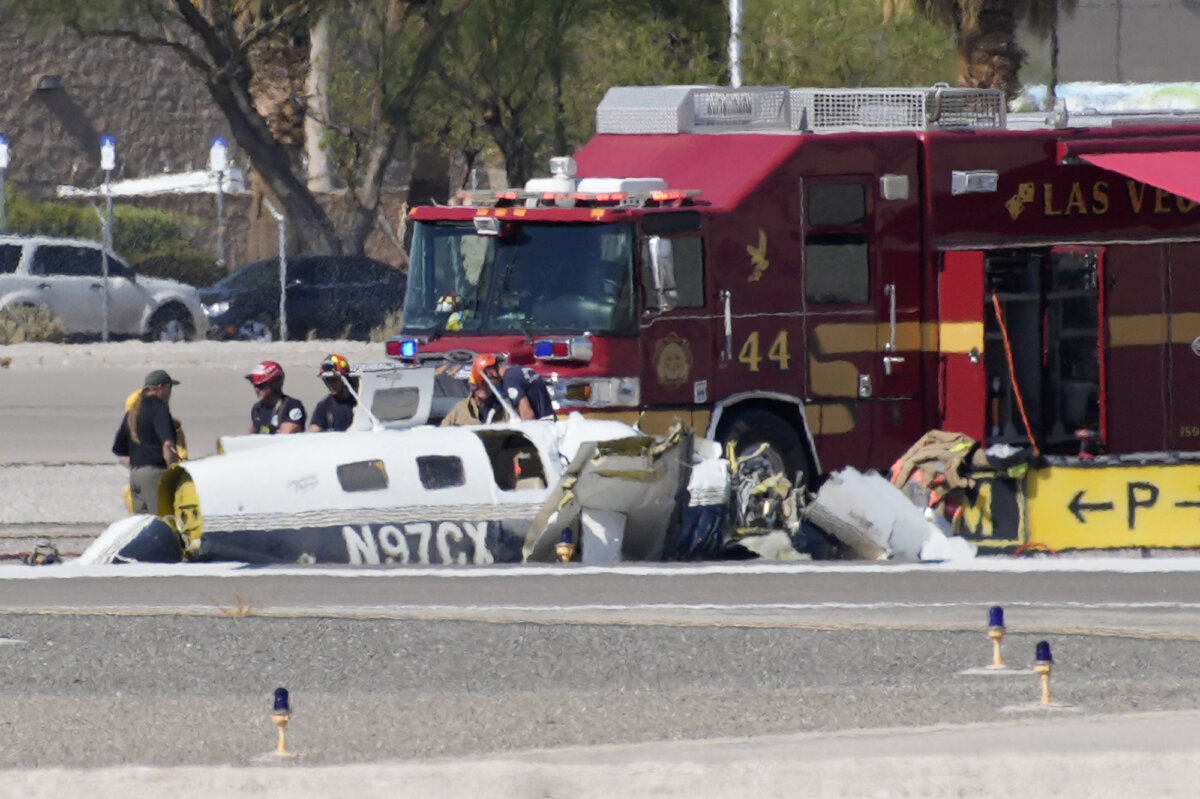North Las Vegas Airport Small Planes Collide
