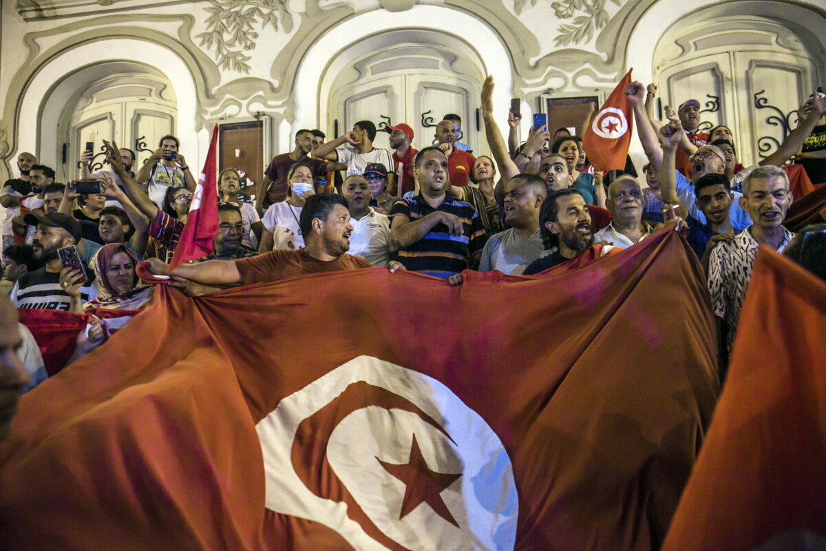 APTOPIX Tunisia Referendum