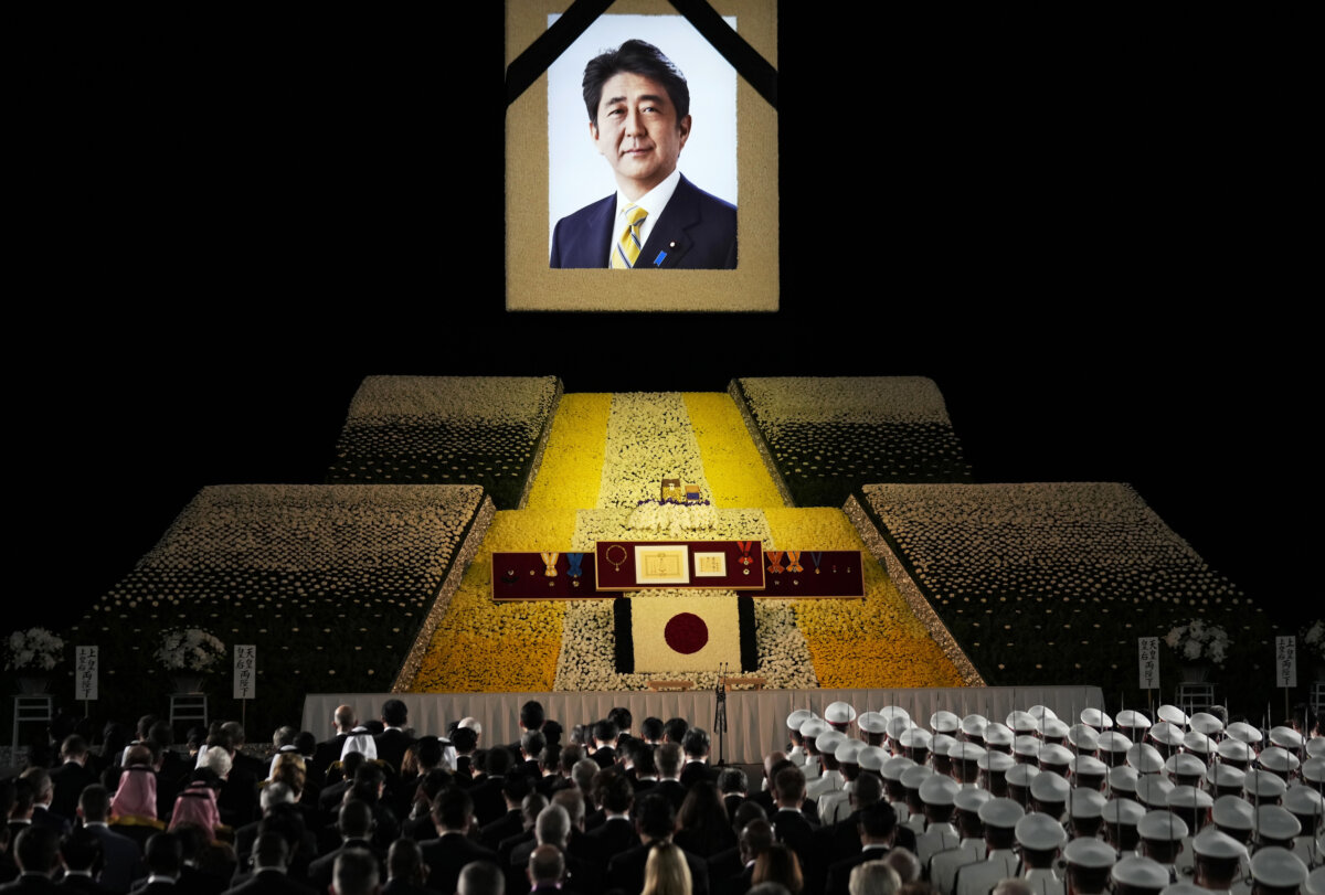 APTOPIX Japan Abe Funeral