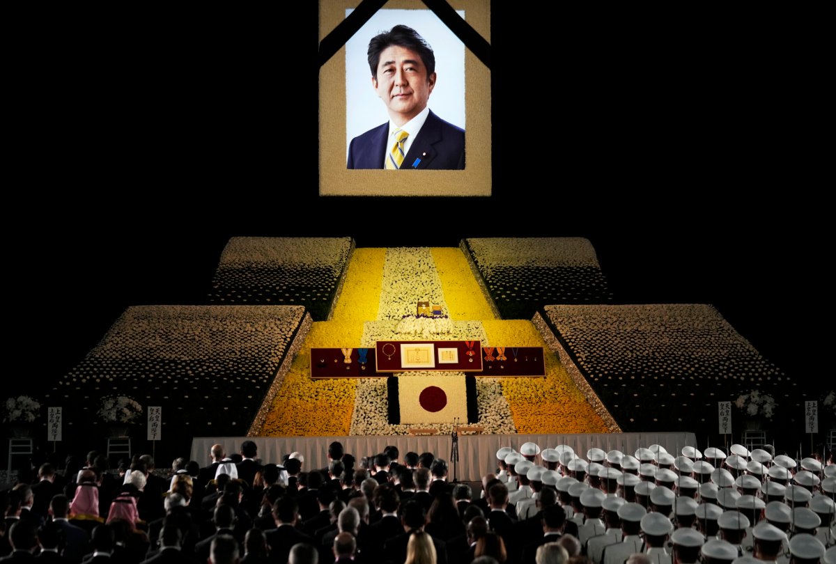 APTOPIX Japan Abe Funeral