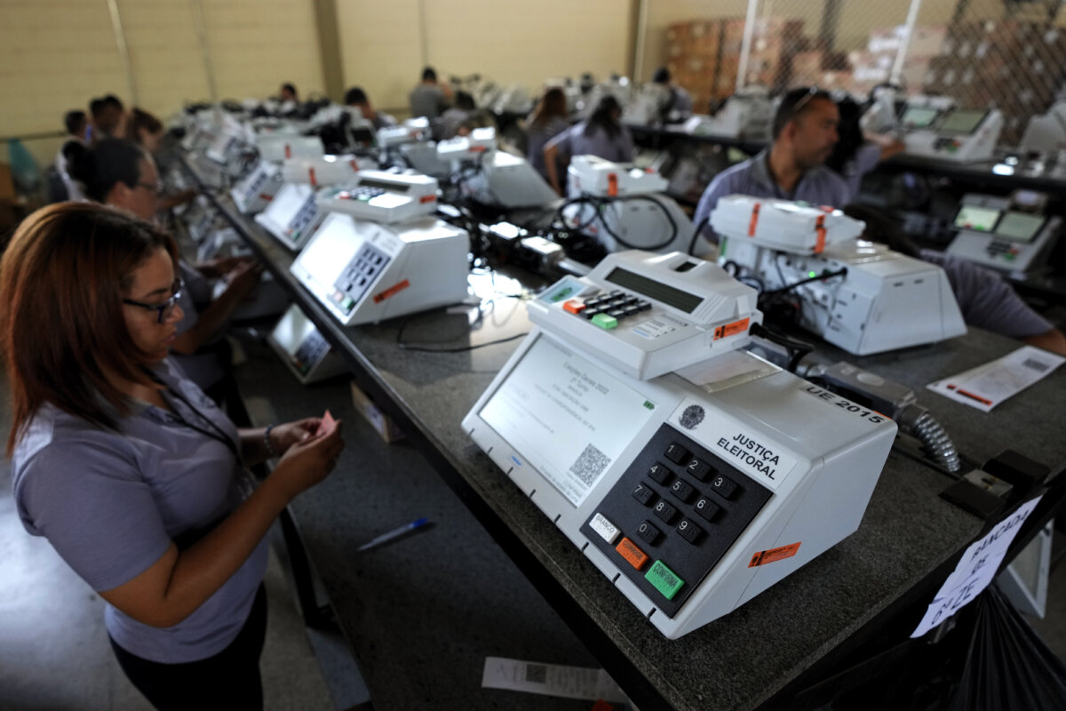 Brazil Bolsonaro Voting Machines