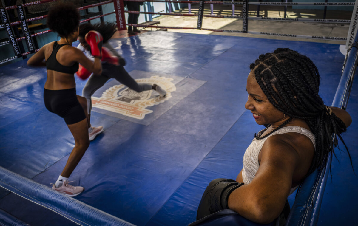 APTOPIX Cuba Women Boxing