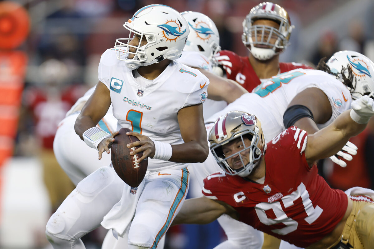 Dolphins 49ers Football