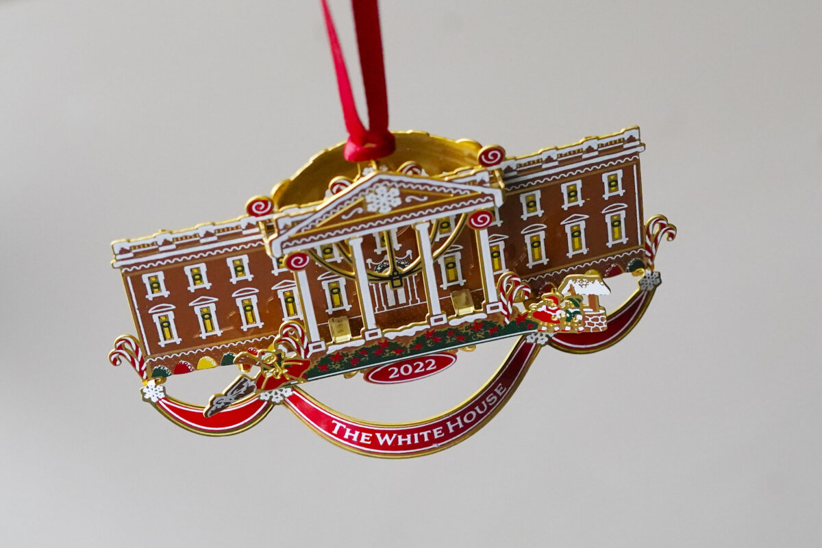 White House Christmas Ornament