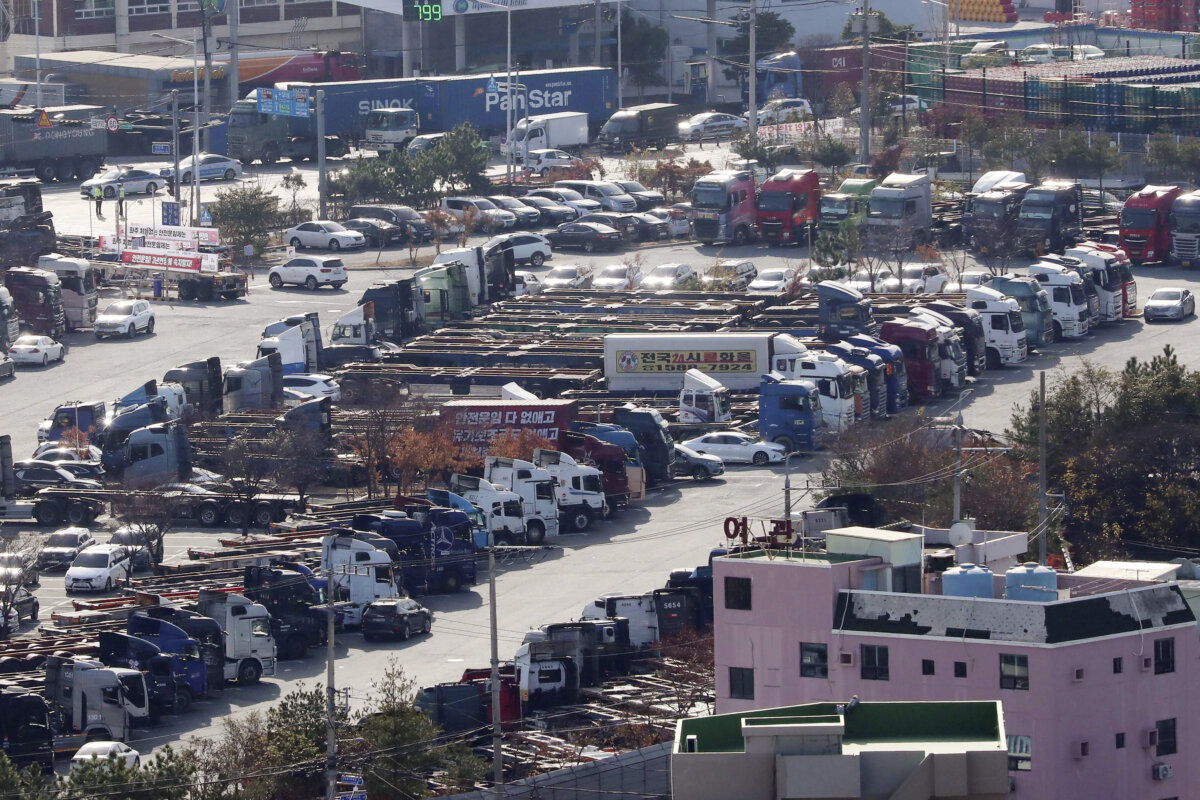 South Korea Truckers Strike