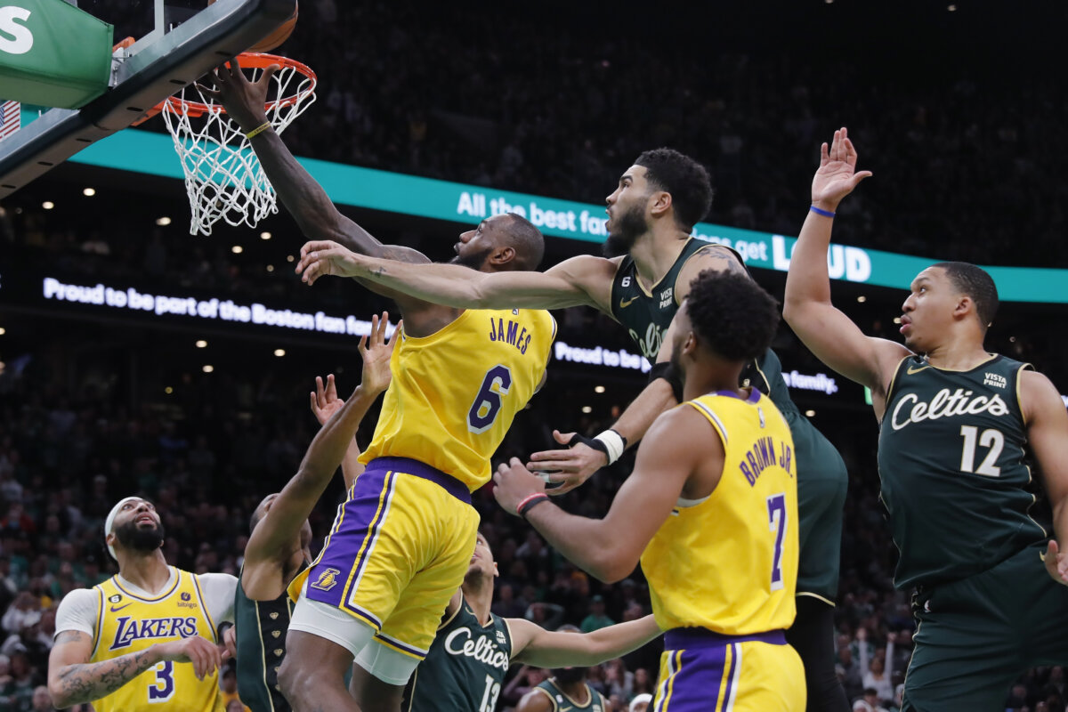 Lakers Celtics Basketball