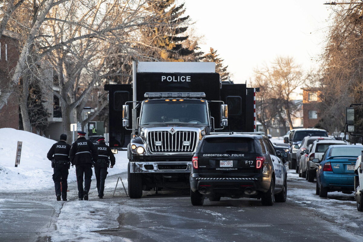 Canada Edmonton Officers Shot