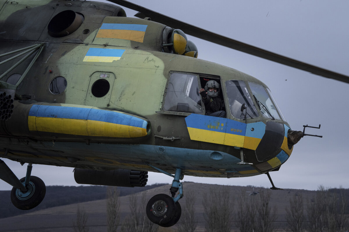 Russia Ukraine War Helicopter Unit