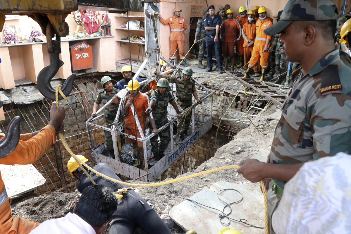 India Temple Collapse
