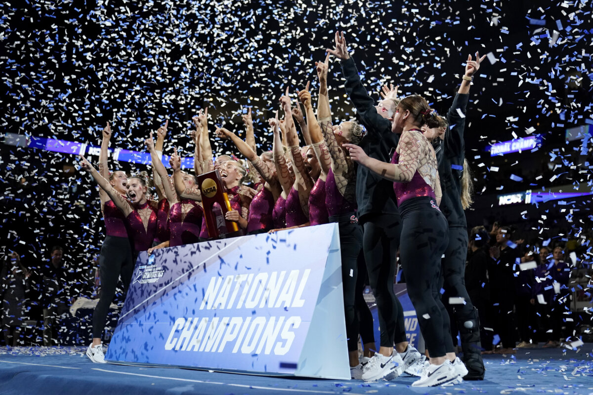 Oklahoma women win second straight NCAA gymnastics title Metro US