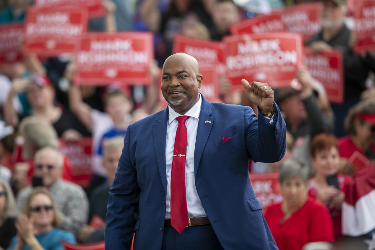 Conservative Robinson joins race for N. Carolina governor Metro US