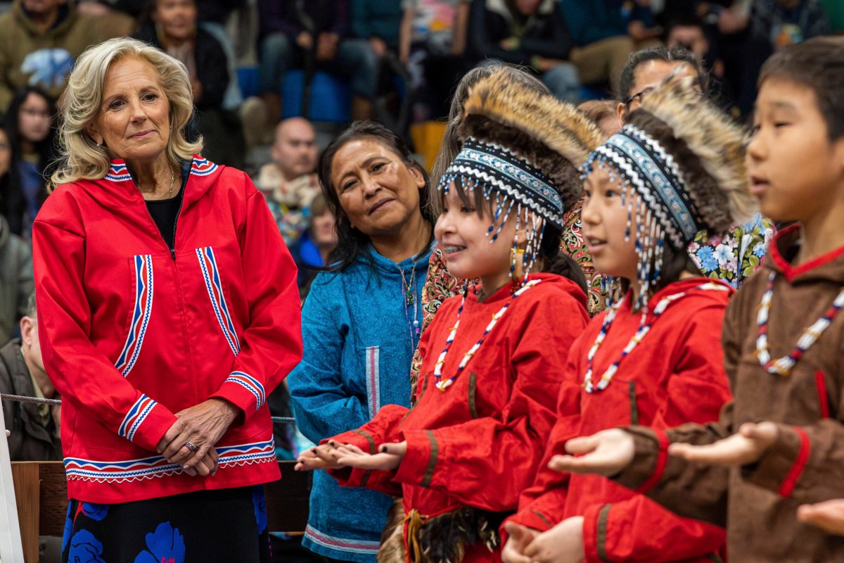 Alaska Natives Jill Biden Broadband
