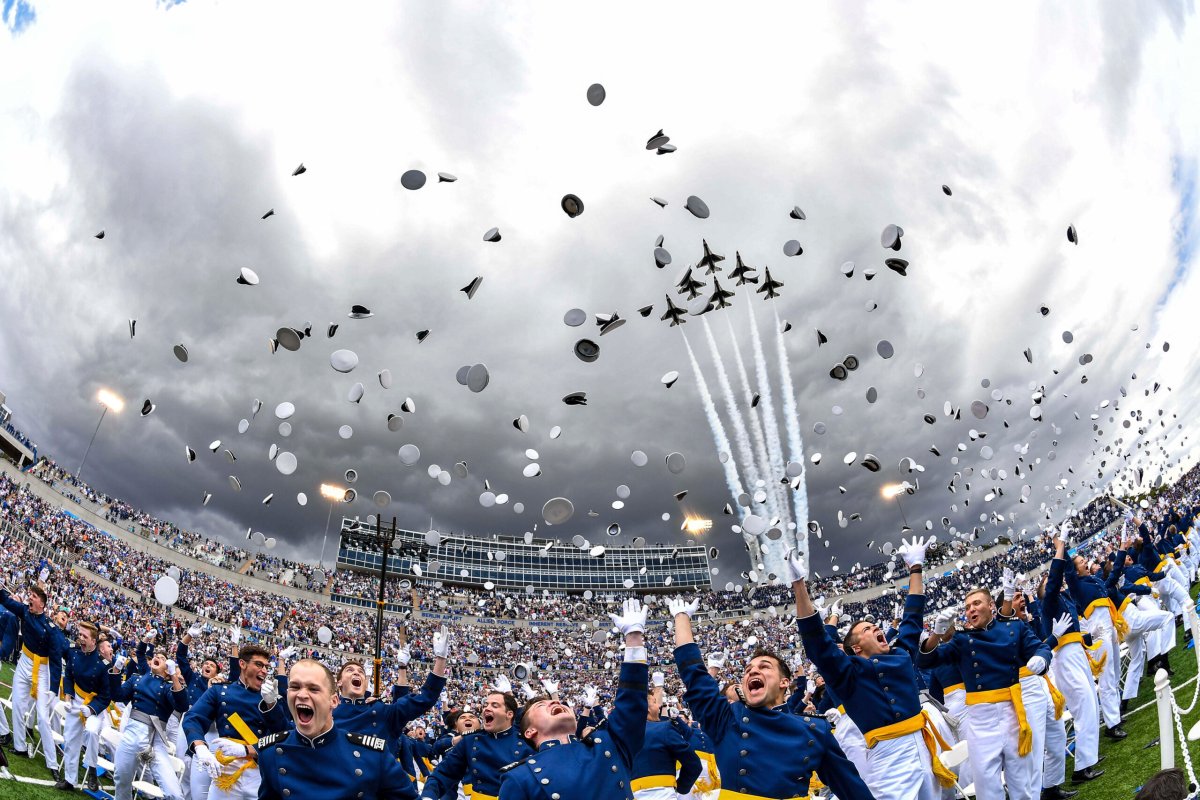 APTOPIX Biden Air Force Graduation