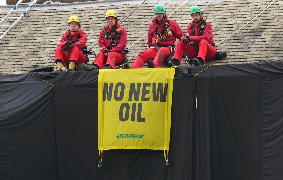 Britain Prime Minister Oil Protest