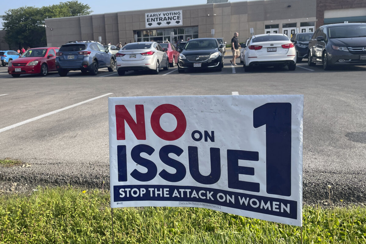 Fall abortion battle propels huge early voter turnout for an Ohio
