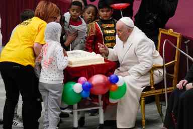 APTOPIX Vatican Pope Birthday