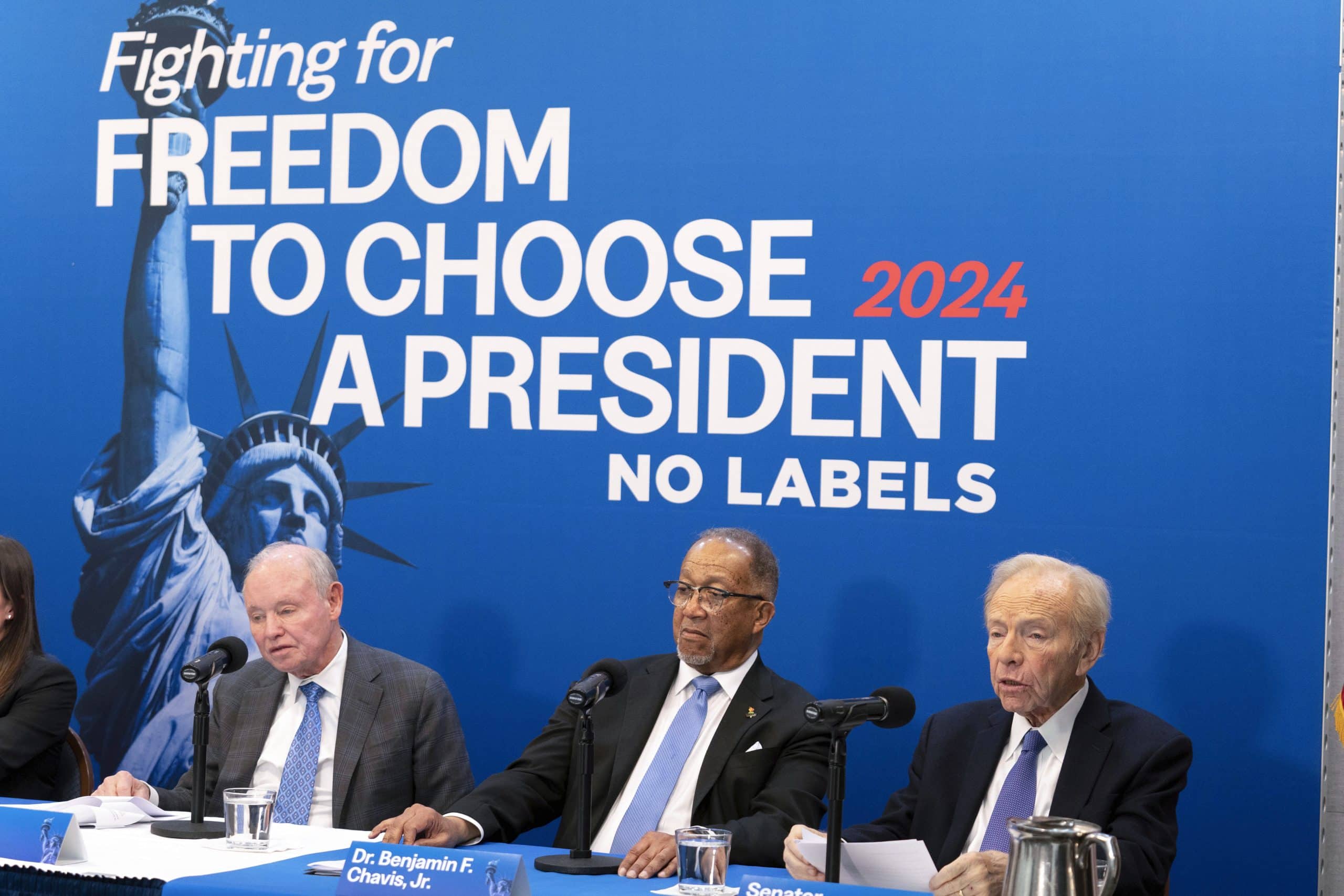 Thirdparty movement No Labels says it will field a 2024 presidential