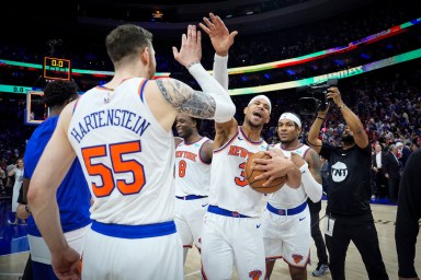 Knicks 76ers Basketball