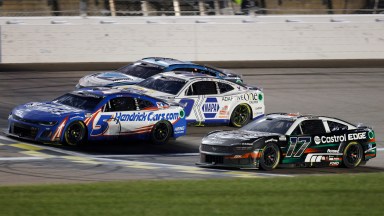 APTOPIX NASCAR Kansas Auto Racing