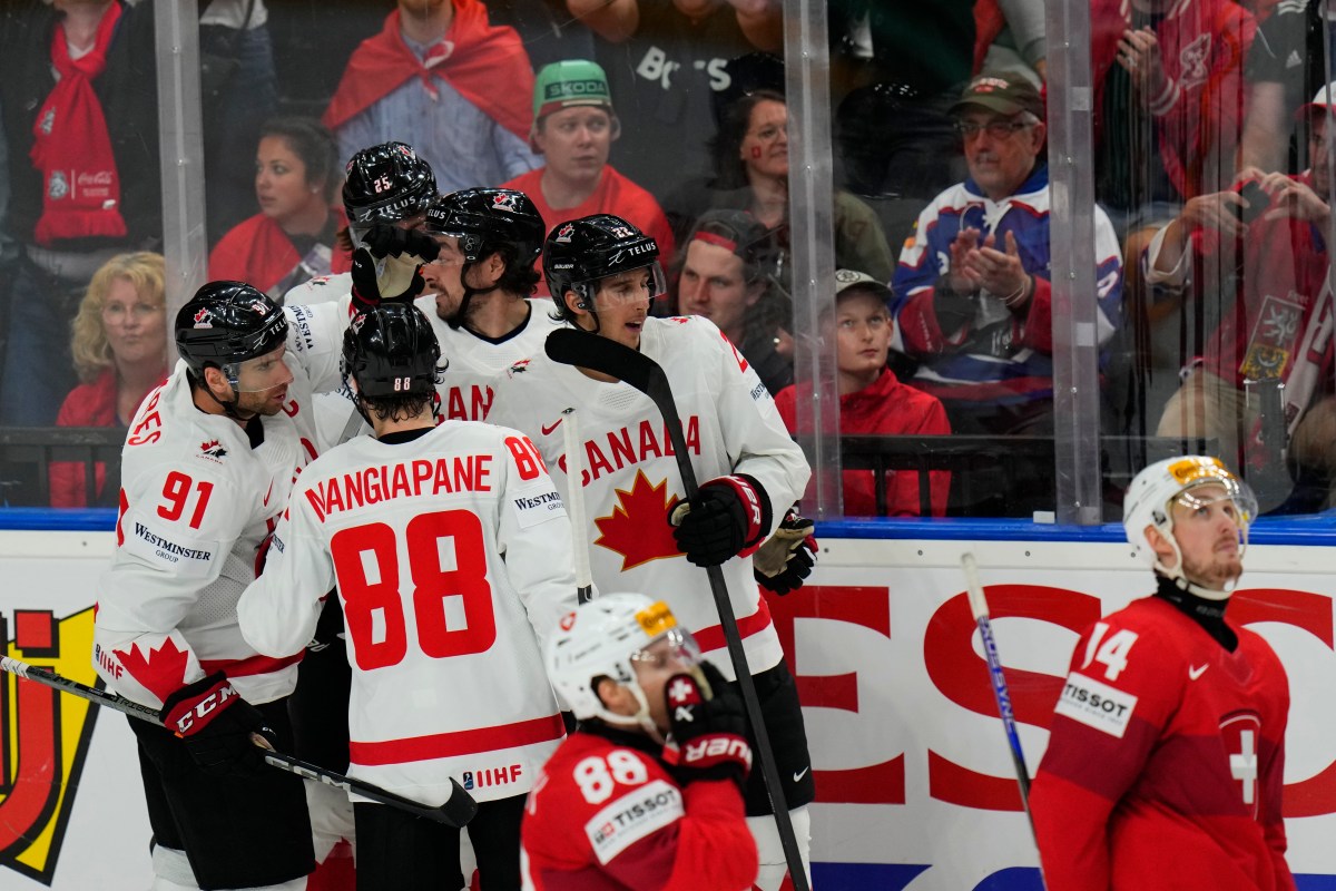 Canada edges Switzerland 3-2, United States routs Kazakhstan 10-1 at hockey world championship – Metro US
