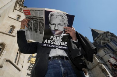 APTOPIX Britain Assange