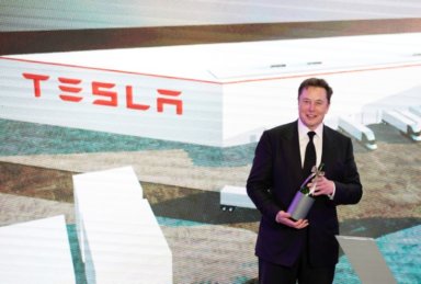 FILE PHOTO: Tesla Inc CEO Elon Musk attends an opening