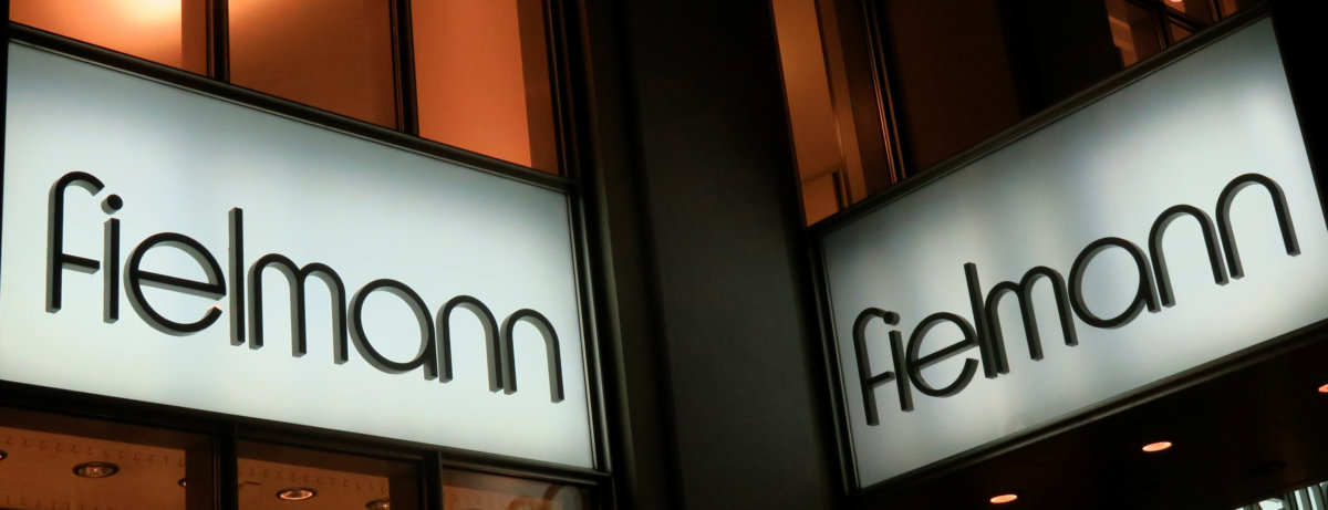 A logo of German optician AG Fielmann is pictured at