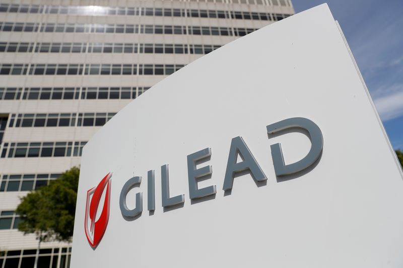 FILE PHOTO: A Gilead Sciences Inc. office is shown in