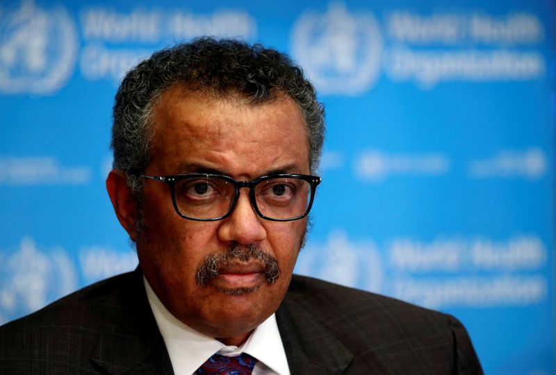 FILE PHOTO: Director General of the World Health Organization (WHO)
