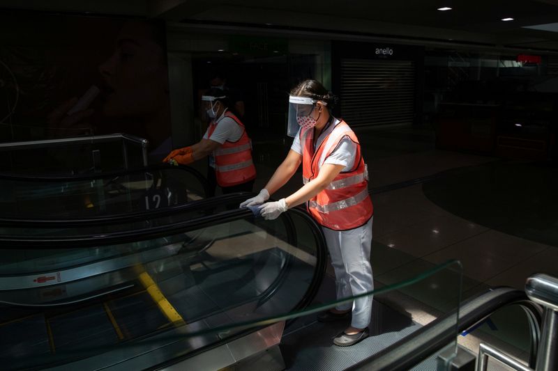 Shopping malls reopen as lockdown restrictions ease in the Philippines