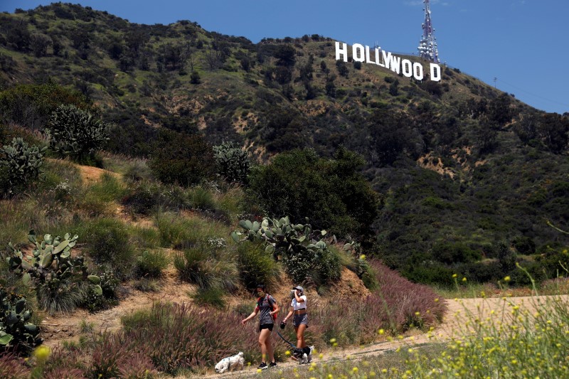 FILE PHOTO: Los Angeles hiking trails partially reopen during the