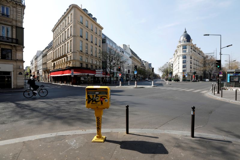 FILE PHOTO: Contrast of Paris during and after the lockdown