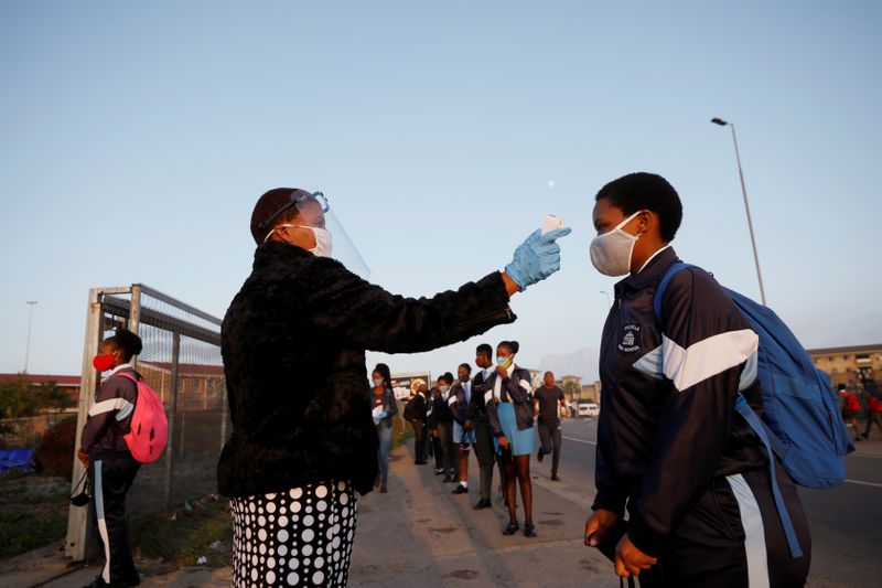 FILE PHOTO: Schools begin to reopen in Cape Town