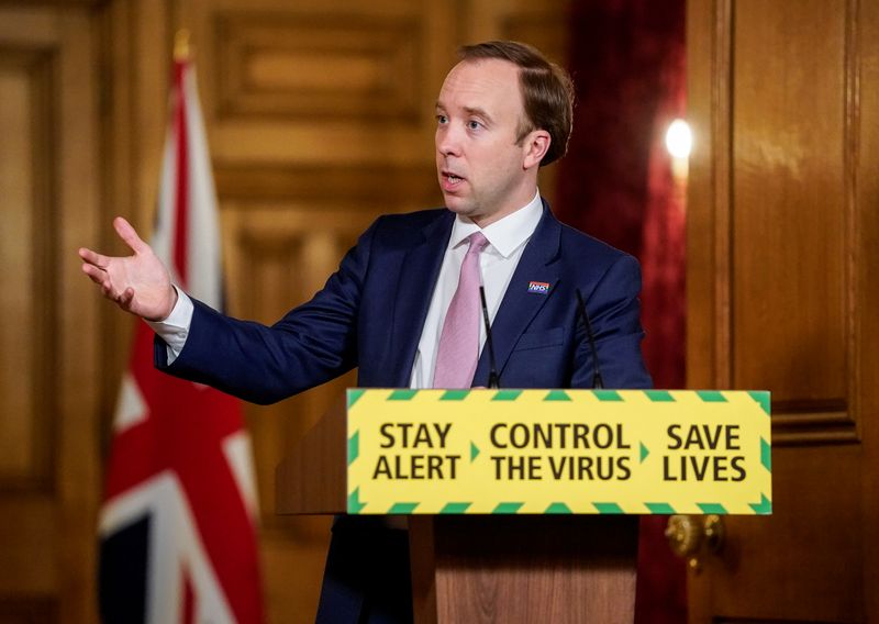 UK government daily briefing on coronavirus updates