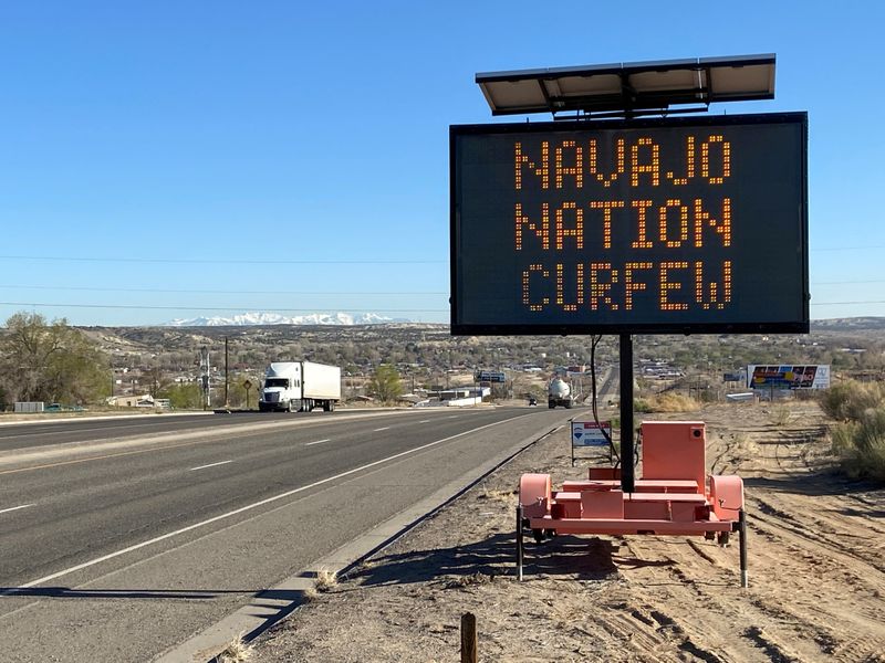 FILE PHOTO: Facing Arizona surge, Navajos reimpose virus curfew