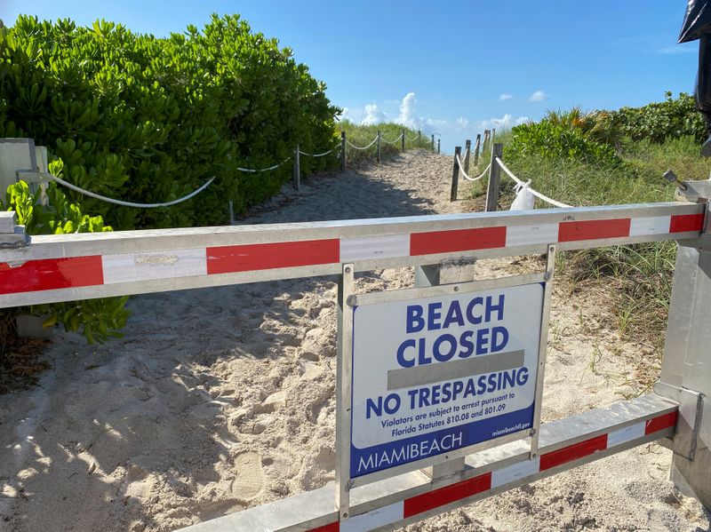 South Florida beaches closed ahead of the Fourth of July