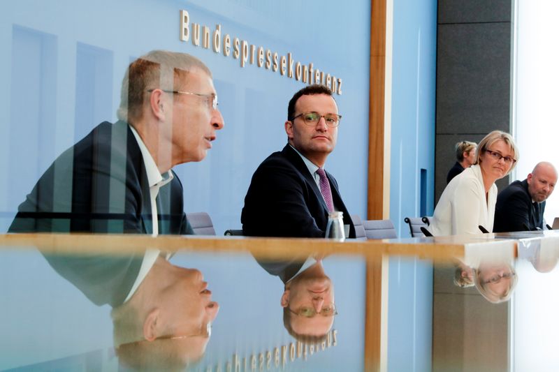 German Health Minister Jens Spahn and Science and Education Minister
