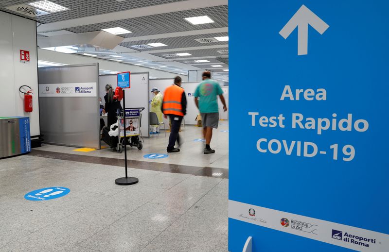 Italy makes testing compulsory for travellers from parts of France