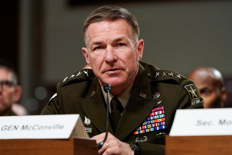 Gen. James C. McConville, chief of staff of the Army,