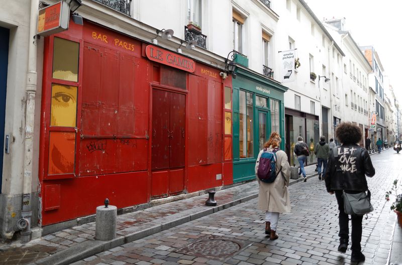 Paris bars closed as French capital placed on maximum COVID