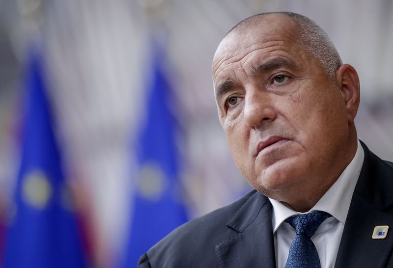 FILE PHOTO: Bulgaria’s Prime Minister Boyko Borissov arrives at a