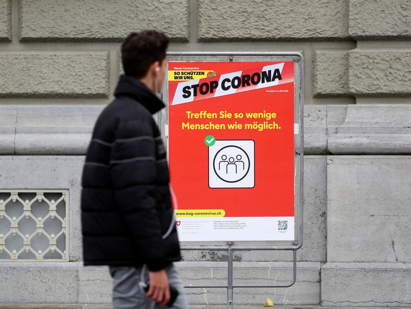 A poster reading “How we protect ourselves. Stop Corona. Meet