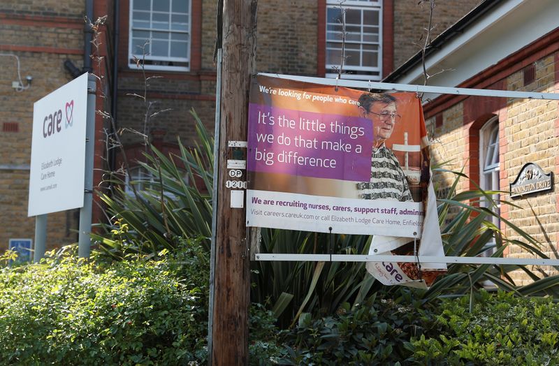 FILE PHOTO: Signage outside the Elizabeth Lodge Care Home is