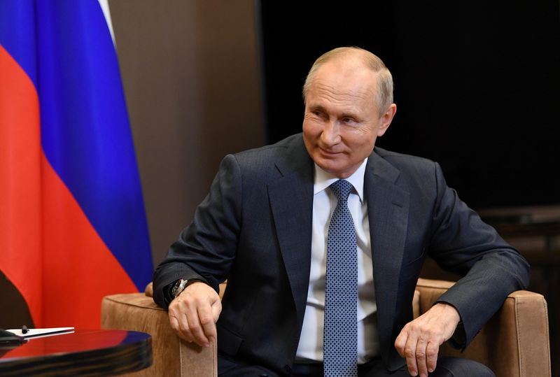 Russia’s President Putin meets with President of Georgia’s breakaway region