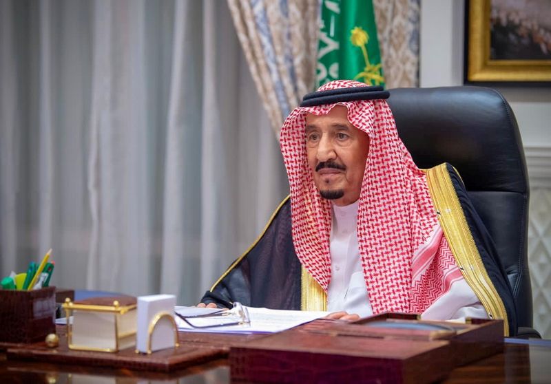 FILE PHOTO: Saudi Arabia’s King Salman inaugurates the first session
