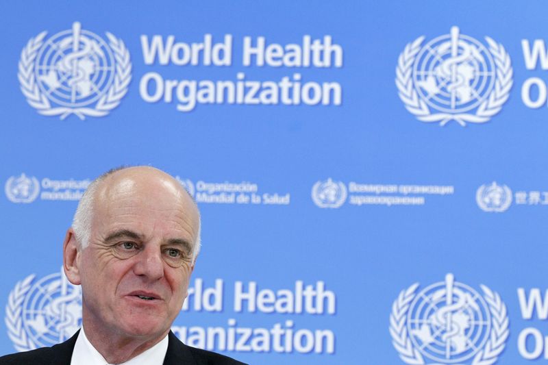 U.N. Secretary-General’s Special Envoy for Ebola David Nabarro addresses the