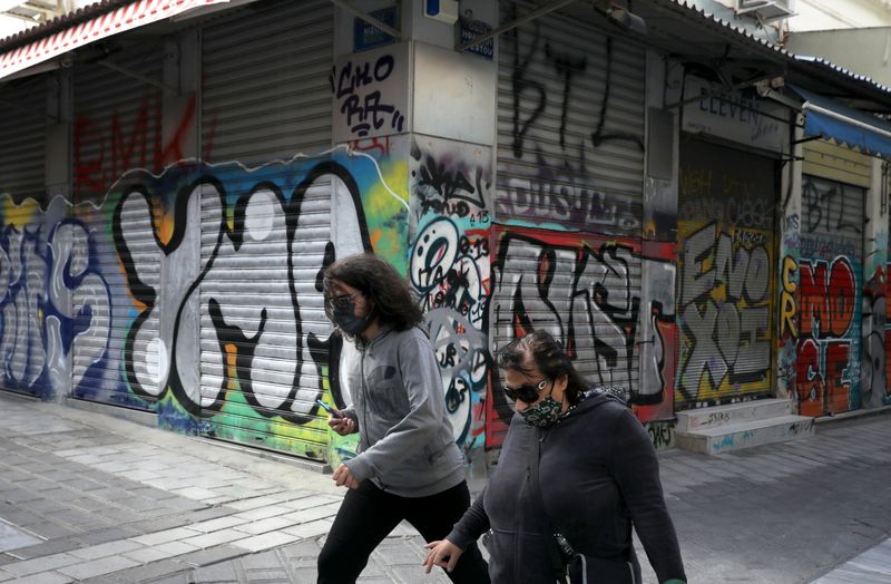 FILE PHOTO: Nationwide lockdown to contain the coronavirus in Athens
