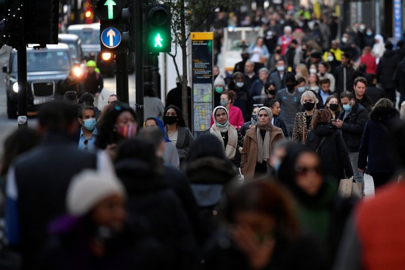 Shoppers are walk after new nationwide restrictions were announced